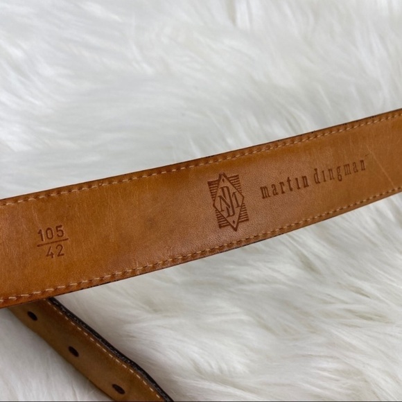 MARTIN DINGMAN COWHIDE BELT - Picture 7 of 10